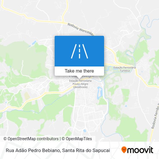 Rua Adão Pedro Bebiano map