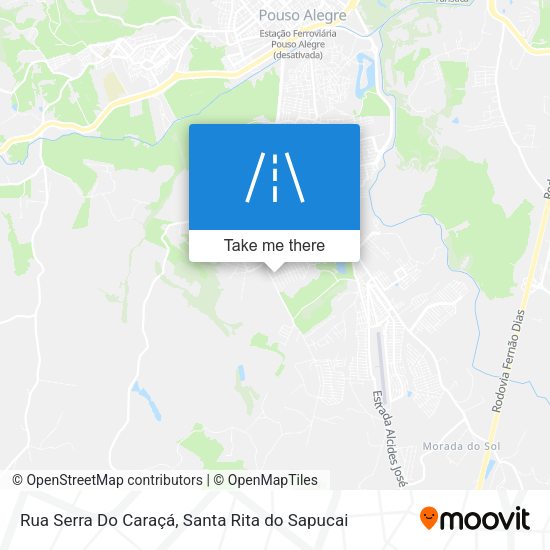 Rua Serra Do Caraçá map
