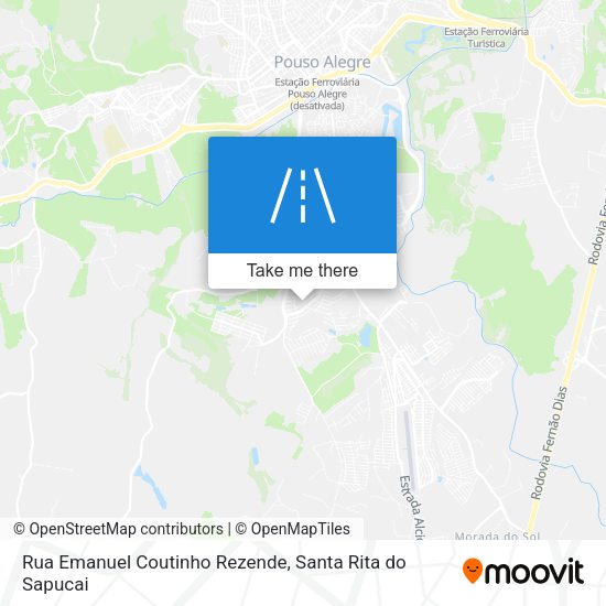 Rua Emanuel Coutinho Rezende map