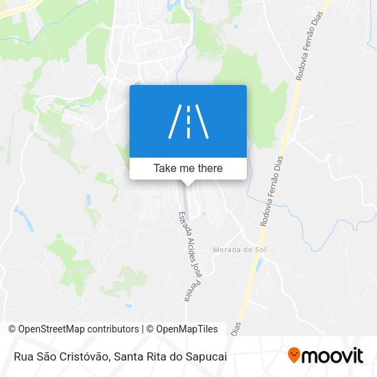 Rua São Cristóvão map