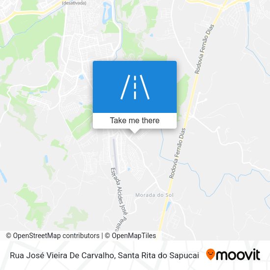 Rua José Vieira De Carvalho map