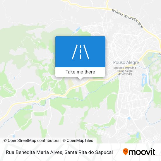 Rua Benedita Maria Alves map