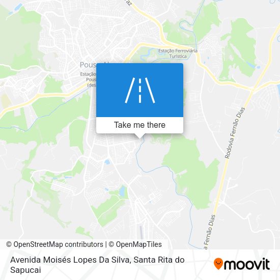 Avenida Moisés Lopes Da Silva map