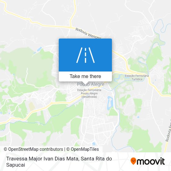 Travessa Major Ivan Dias Mata map