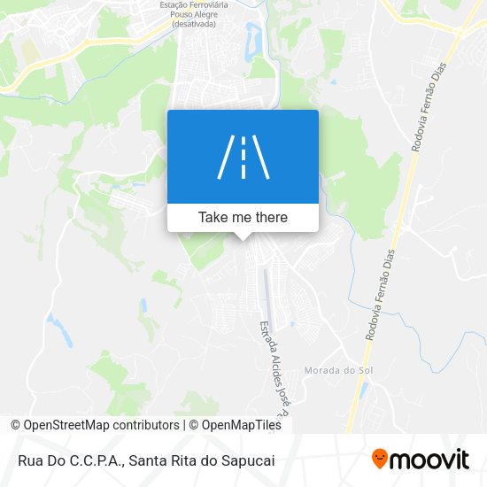 Rua Do C.C.P.A. map