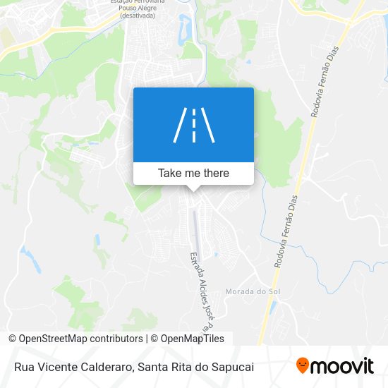 Rua Vicente Calderaro map