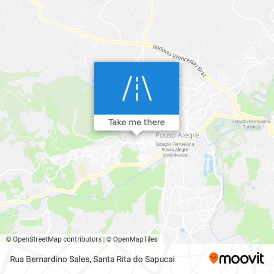 Rua Bernardino Sales map