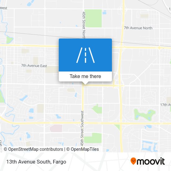 Mapa de 13th Avenue South