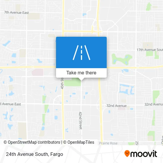 24th Avenue South map