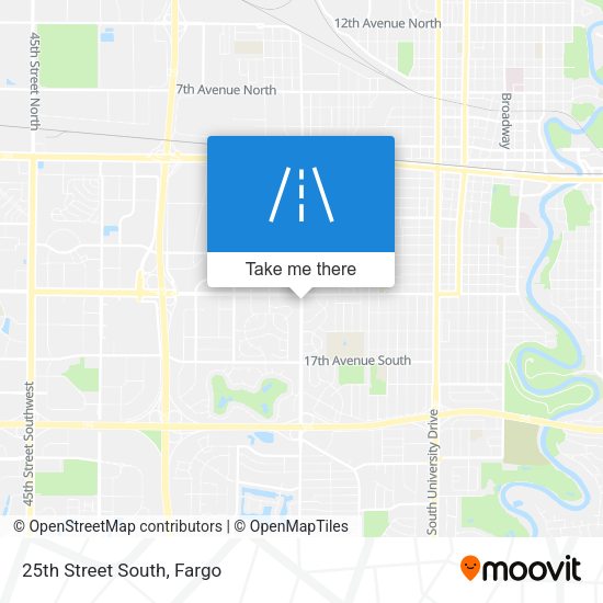 Mapa de 25th Street South