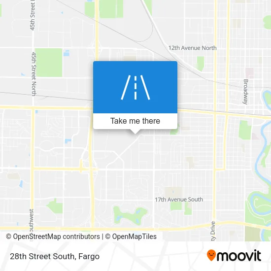 28th Street South map