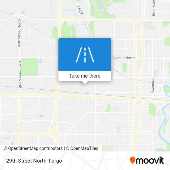 29th Street North map