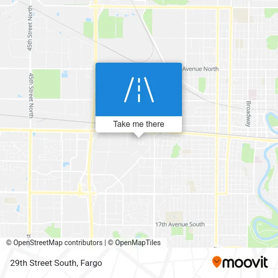 29th Street South map