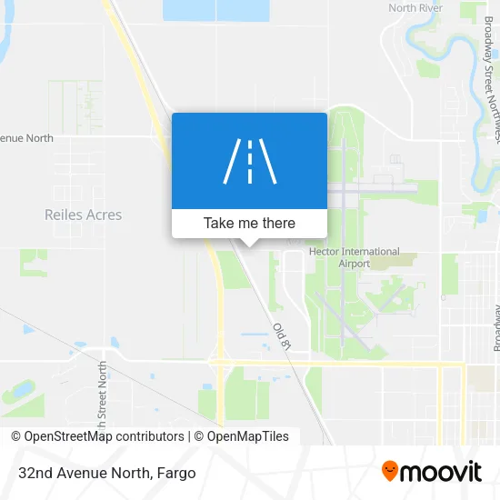 32nd Avenue North map