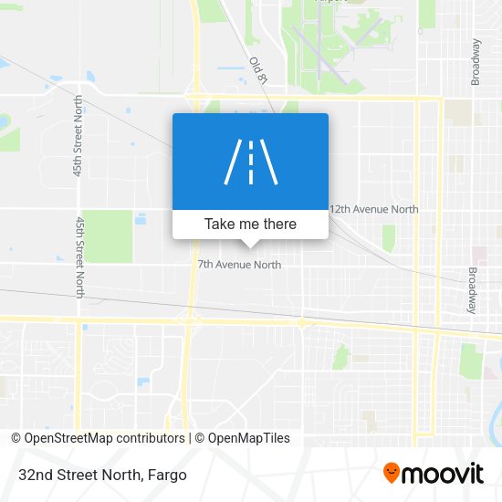 Mapa de 32nd Street North