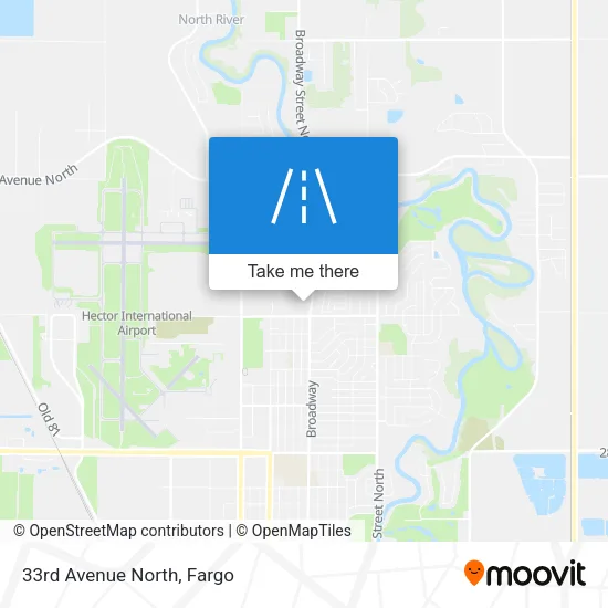 33rd Avenue North map