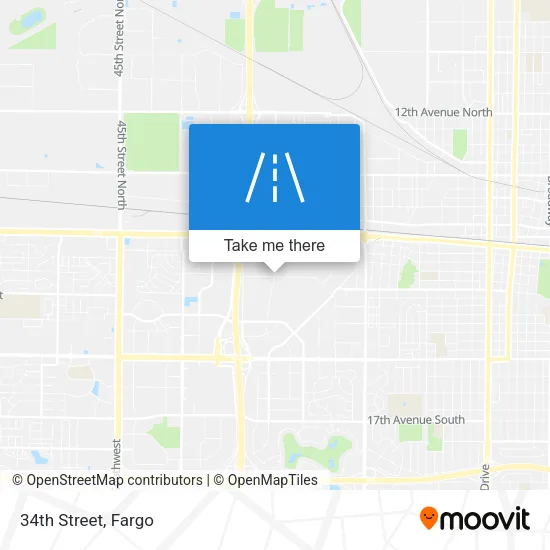 34th Street map