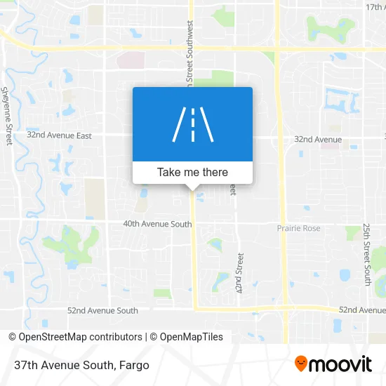 37th Avenue South map