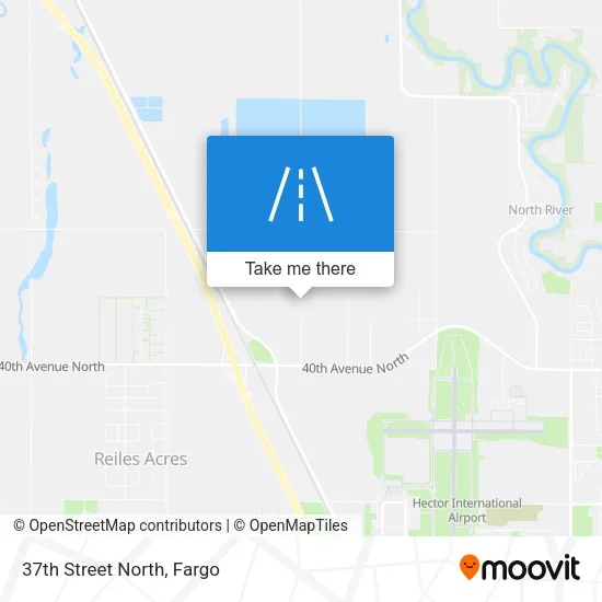 37th Street North map