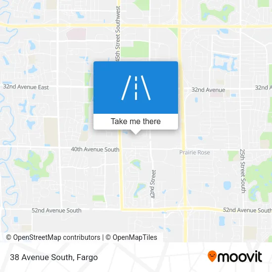 38 Avenue South map