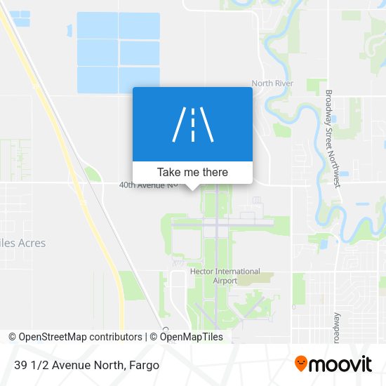 Mapa de 39 1/2 Avenue North