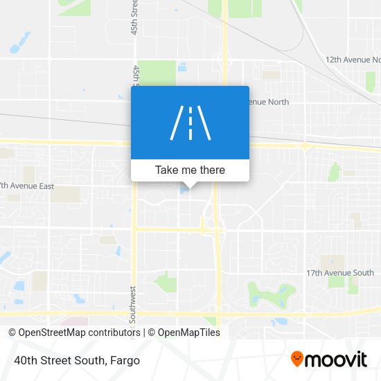 Mapa de 40th Street South