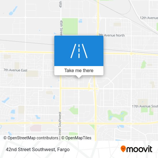 42nd Street Southwest map