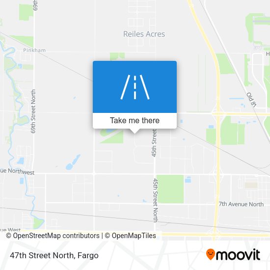 Mapa de 47th Street North