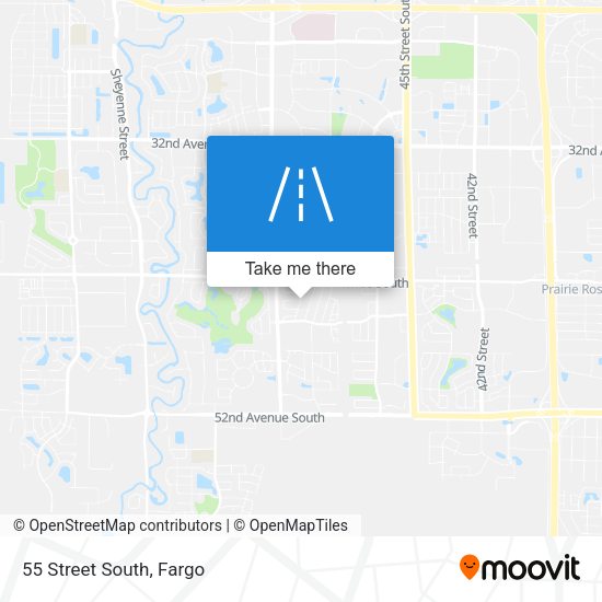 Mapa de 55 Street South