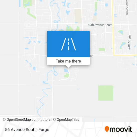 56 Avenue South map