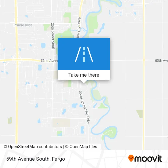 59th Avenue South map