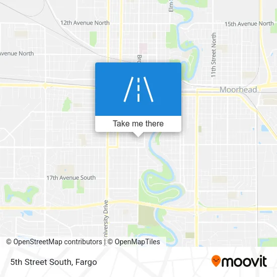 5th Street South map