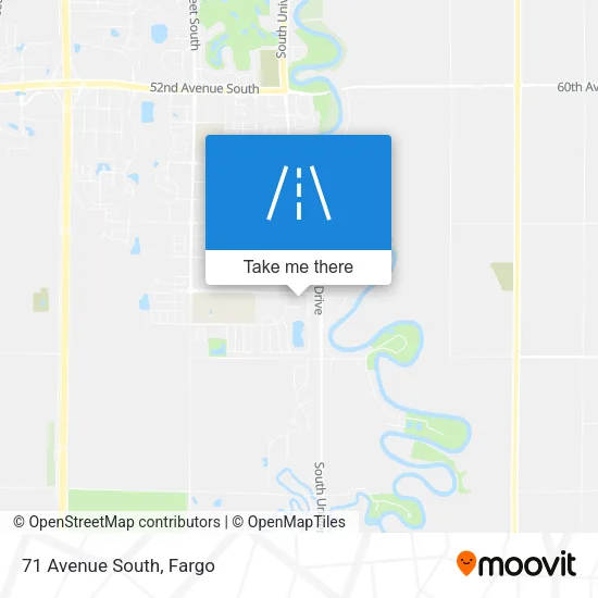 71 Avenue South map