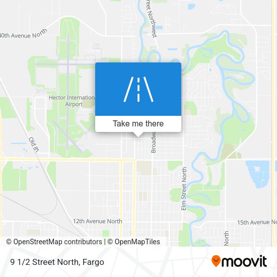 Mapa de 9 1/2 Street North
