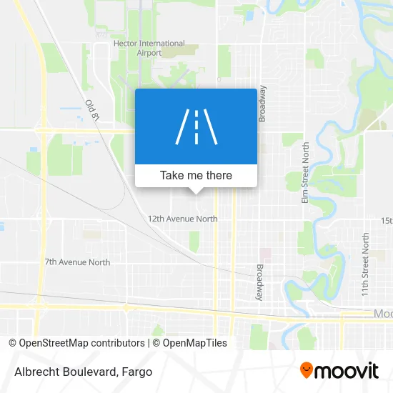 Albrecht Boulevard map