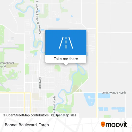Bohnet Boulevard map