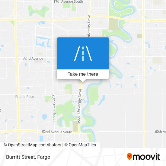 Burritt Street map