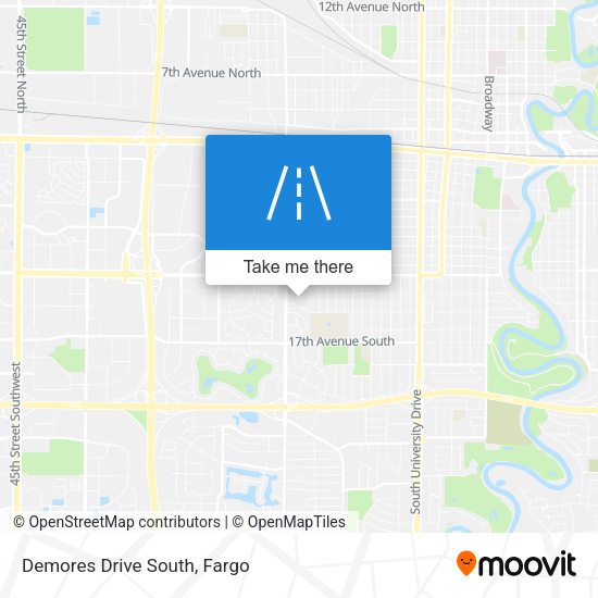 Mapa de Demores Drive South