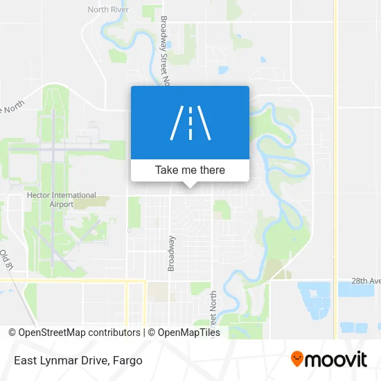 East Lynmar Drive map