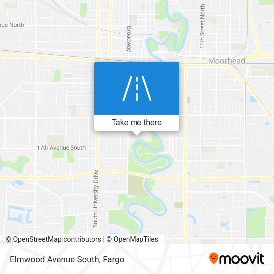 Mapa de Elmwood Avenue South