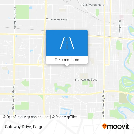Gateway Drive map