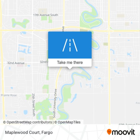 Maplewood Court map