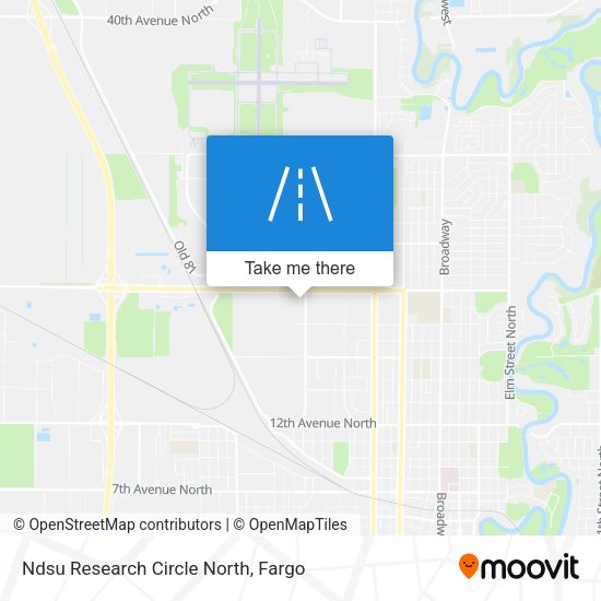 Ndsu Research Circle North map