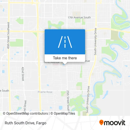 Ruth South Drive map