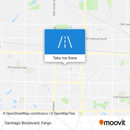 Mapa de Santiago Boulevard
