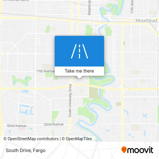 South Drive map