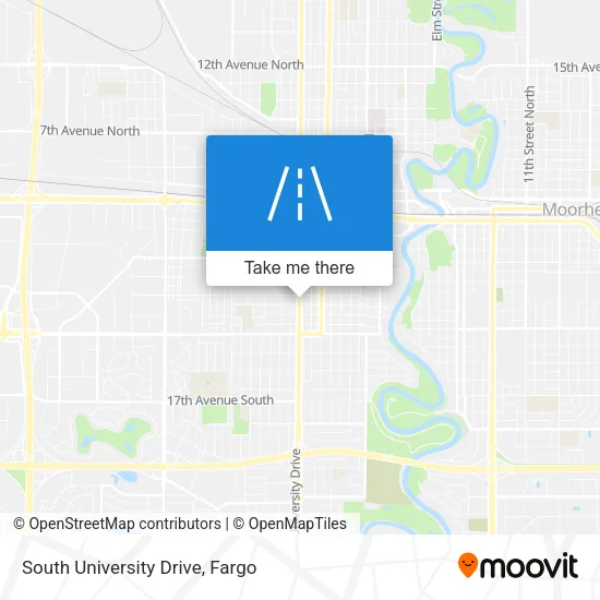 South University Drive map