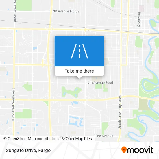 Sungate Drive map
