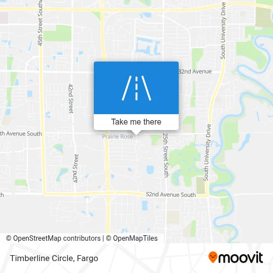 Timberline Circle map