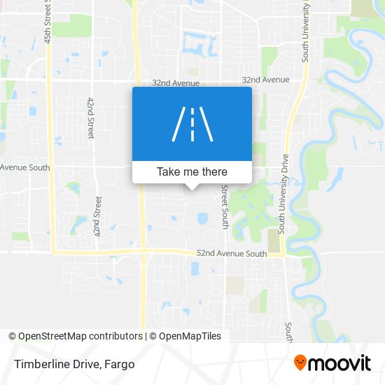 Timberline Drive map